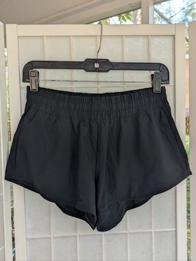 Offline By Aerie Black Running Shorts
